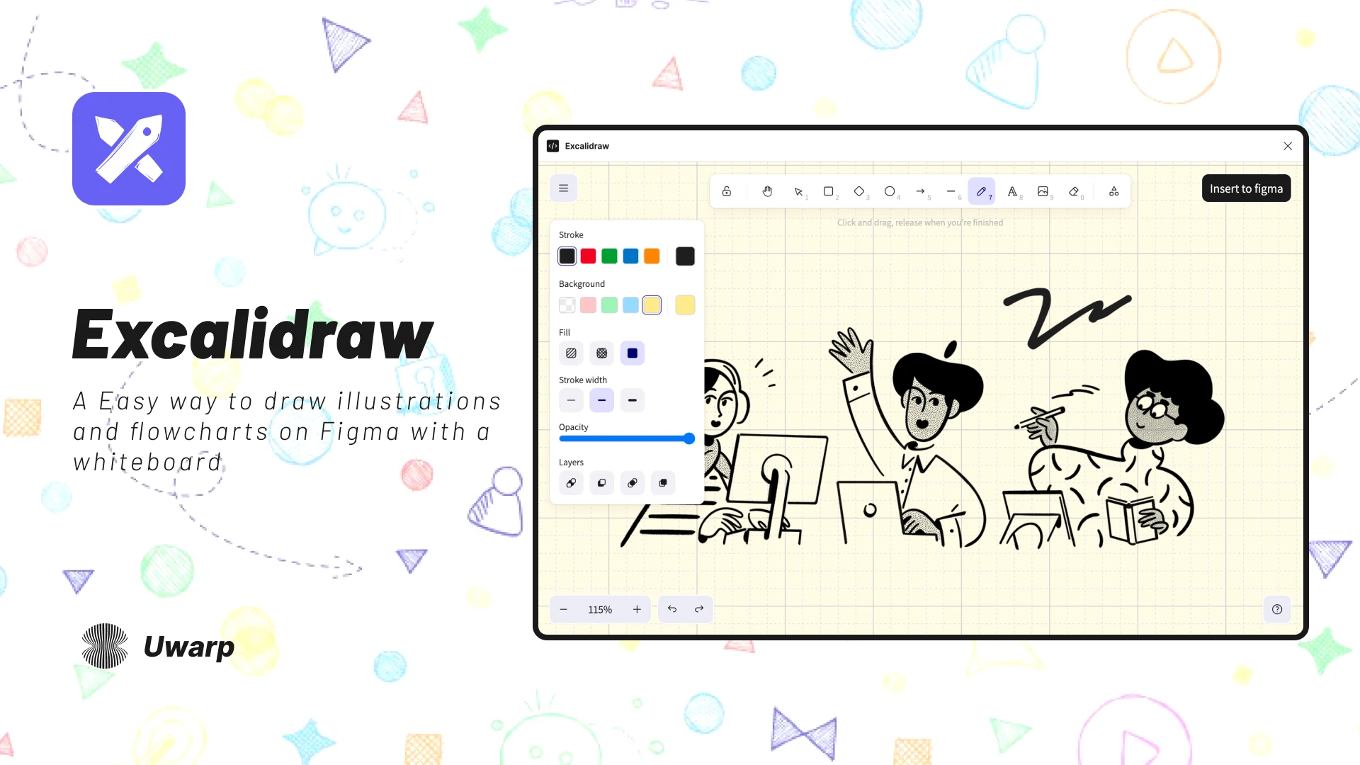 Excalidraw - Virtual whiteboard for sketching hand-drawn like diagrams